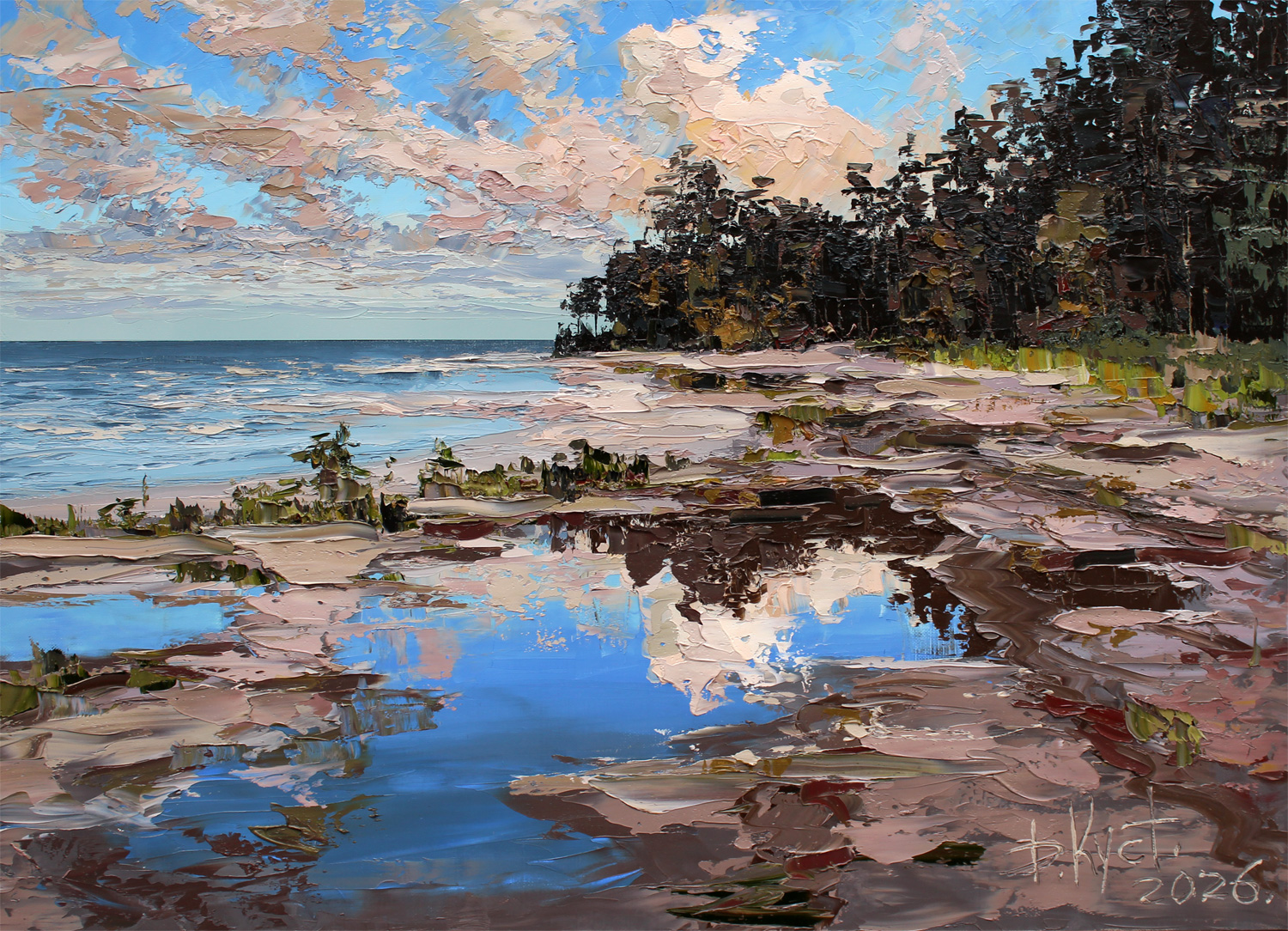 Картина «On the Gulf of Finland After the Rain» художника Дмитрия Кустановича