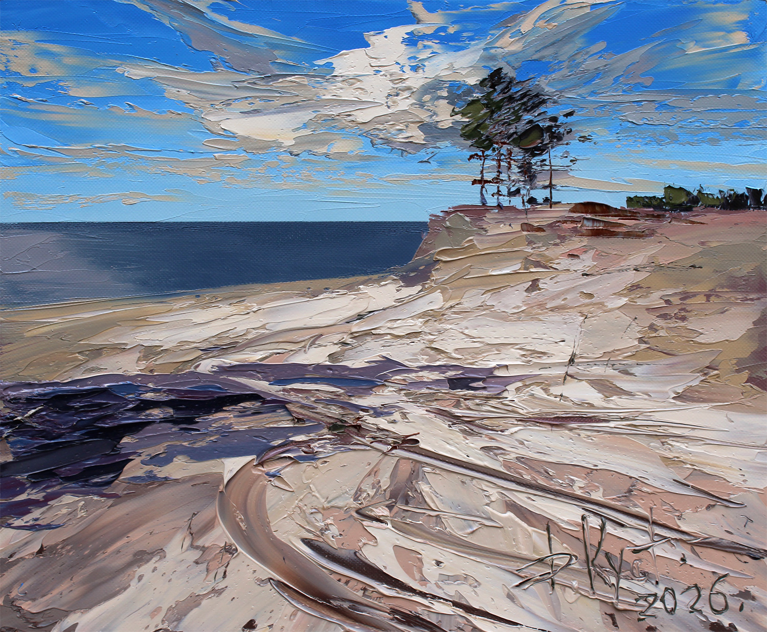Картина «On the Gulf of Finland» художника Дмитрия Кустановича