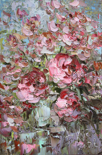 Flowers and butterflies Peonies