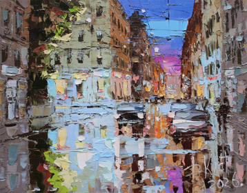 Gallery Evening Street